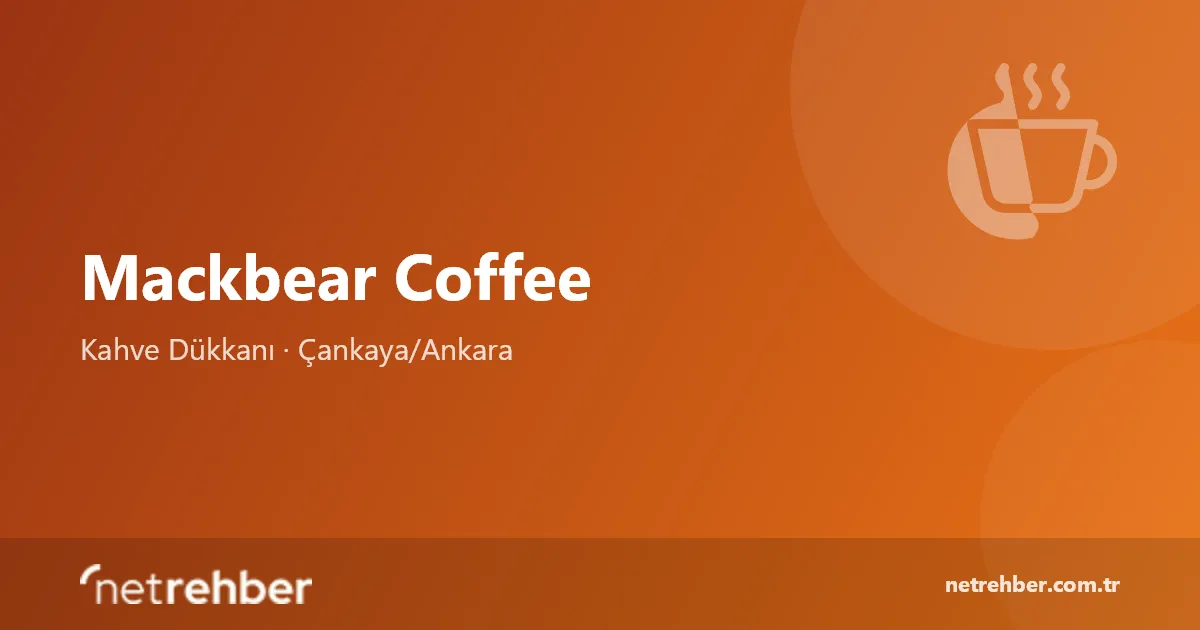 Mackbear Coffee kapak görseli