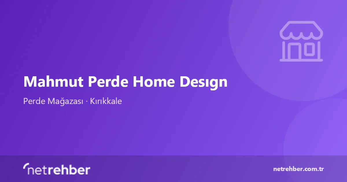 Mahmut Perde Home Desıgn kapak görseli
