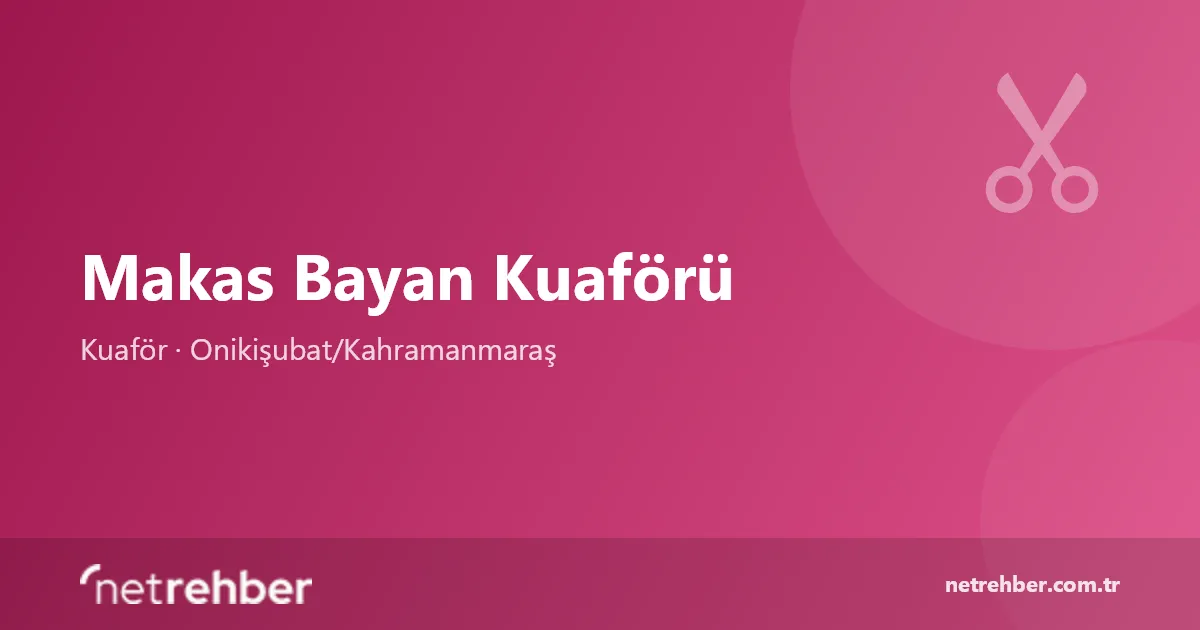 Makas Bayan Kuaförü kapak görseli