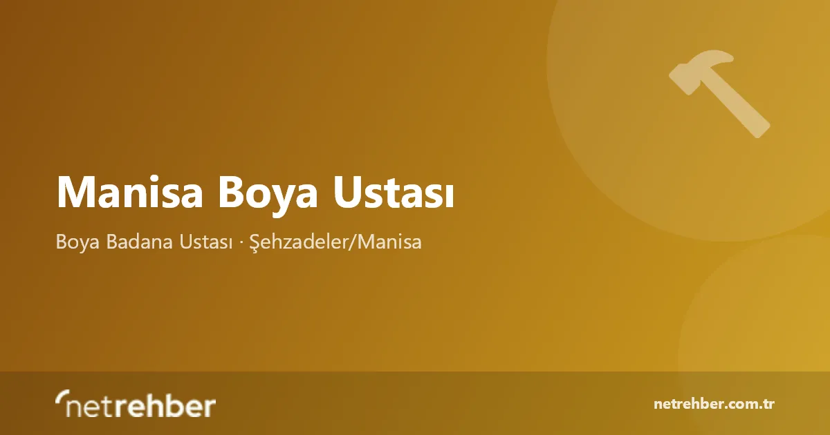 Manisa Boya Ustası kapak görseli