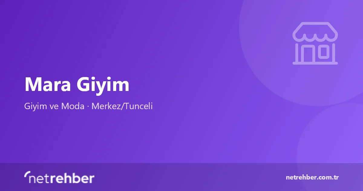 Mara Giyim kapak görseli