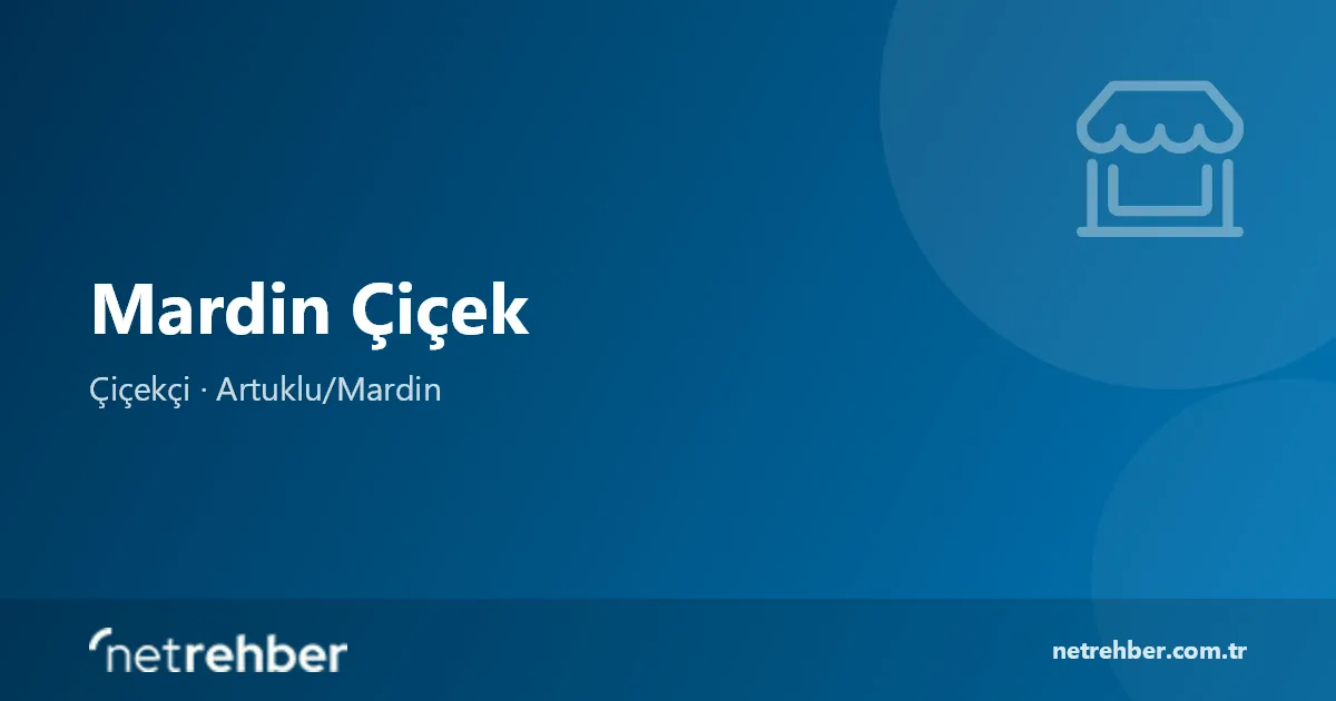 Mardin Çiçek kapak görseli