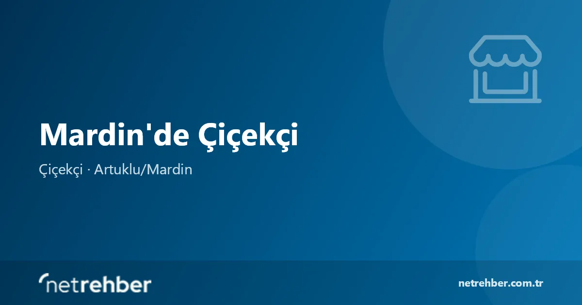 Mardin'de Çiçekçi kapak görseli