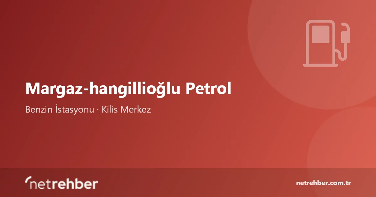 Margaz-hangillioğlu Petrol kapak görseli