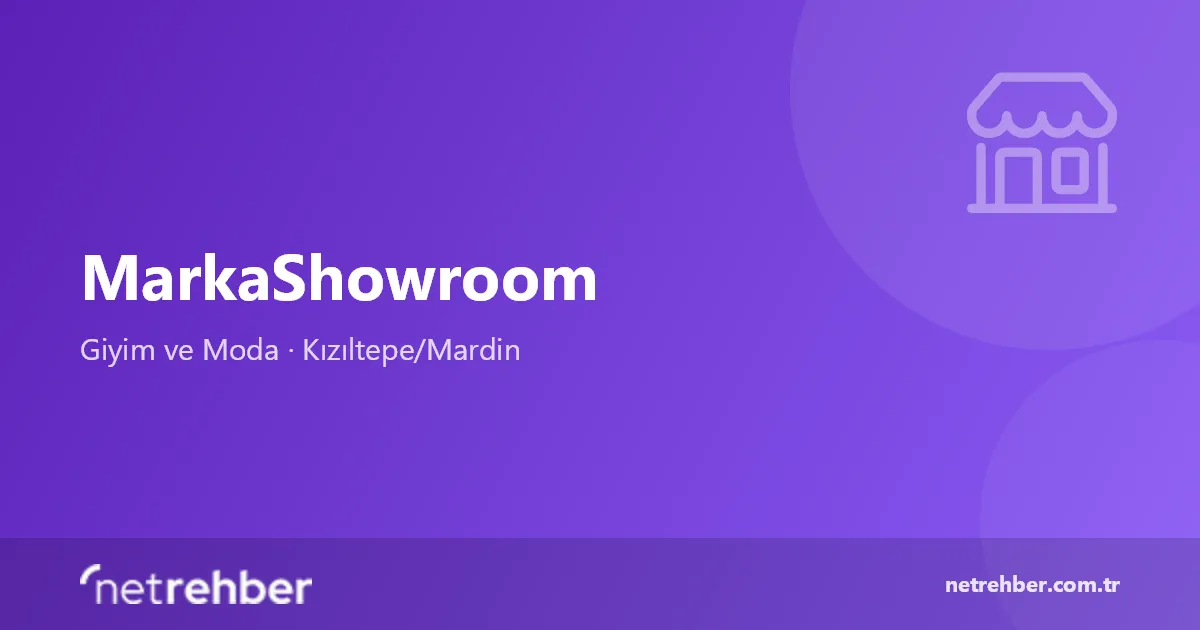MarkaShowroom kapak görseli