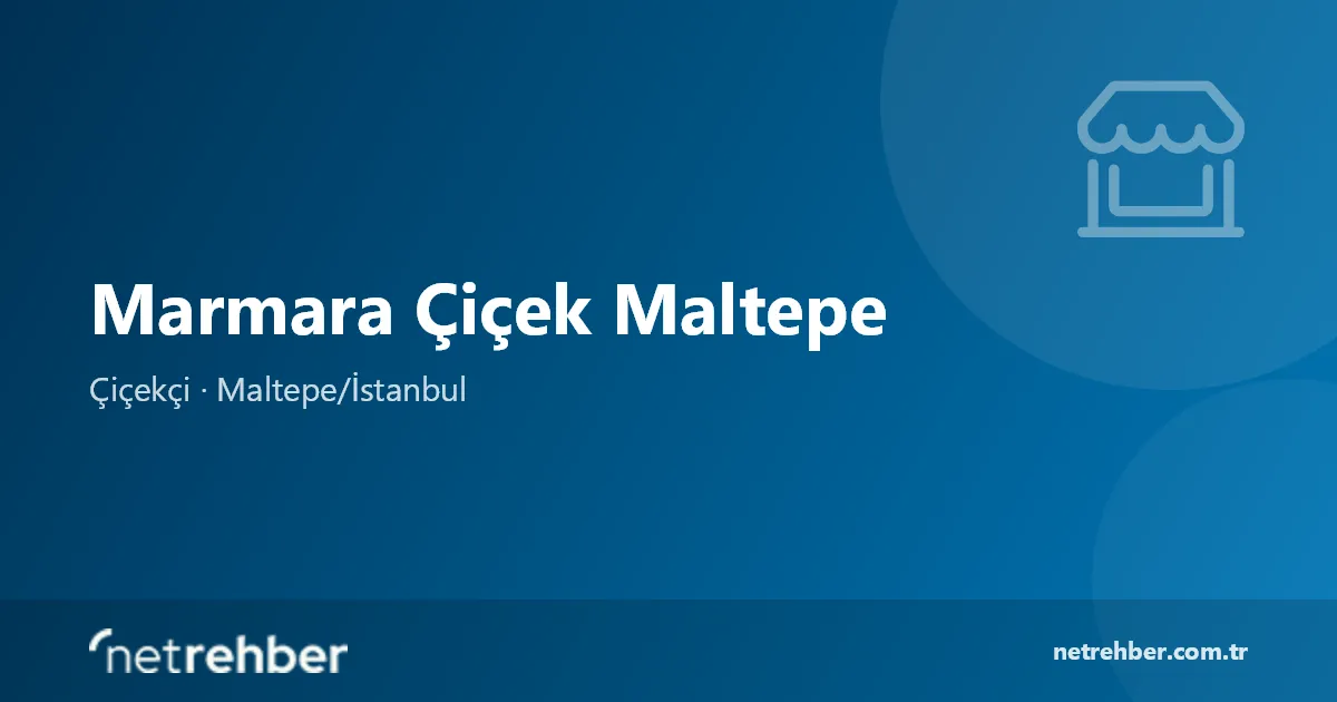 Marmara Çiçek Maltepe kapak görseli