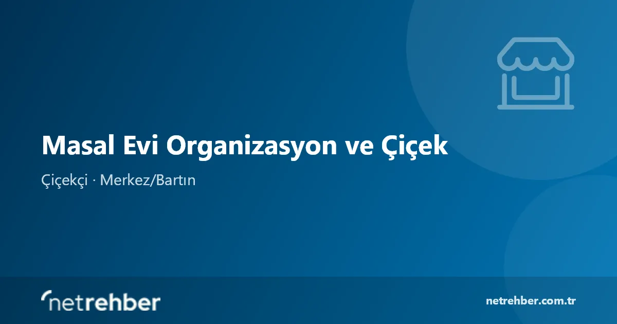 Masal Evi Organizasyon ve Çiçek kapak görseli