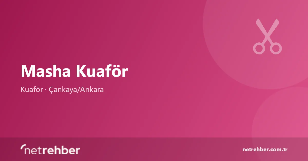 Masha Kuaför kapak görseli