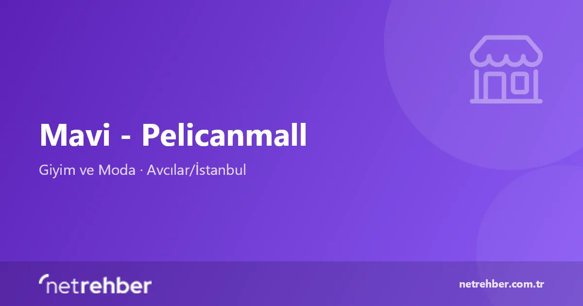 Mavi - Pelicanmall kapak görseli