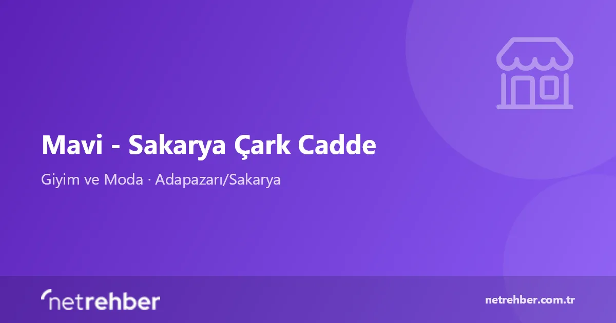 Mavi - Sakarya Çark Cadde kapak görseli