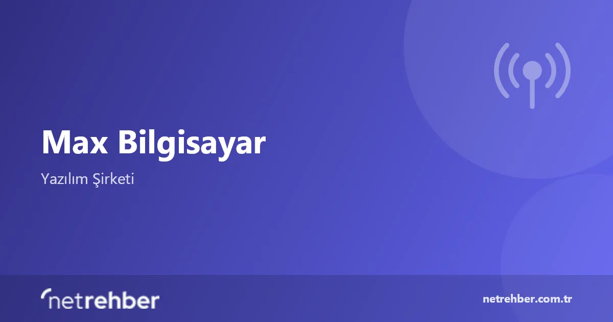 Max Bilgisayar kapak görseli