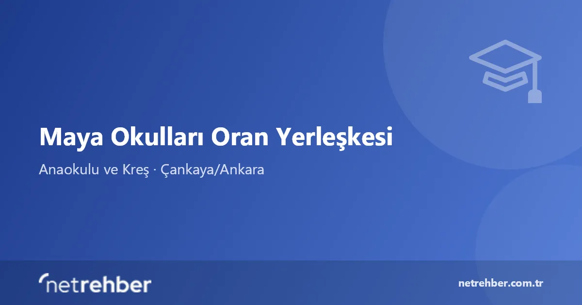 Maya Okulları Oran Yerleşkesi kapak görseli