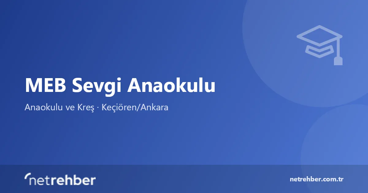 MEB Sevgi Anaokulu kapak görseli