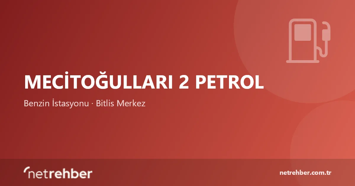 Mecitoğulları 2 Petrol kapak görseli