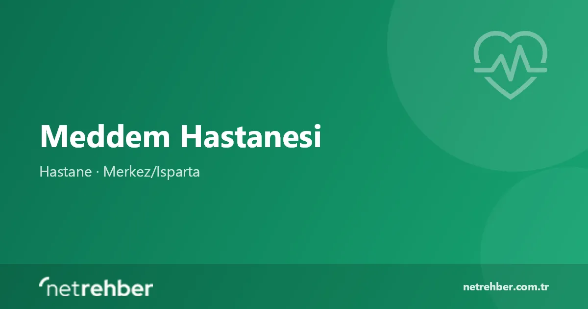 Meddem Hastanesi kapak görseli