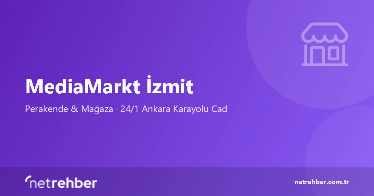 MediaMarkt İzmit kapak görseli
