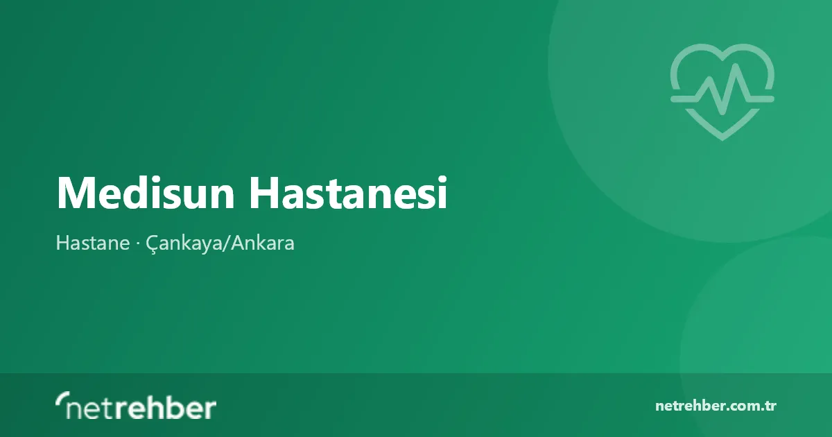 Medisun Hastanesi kapak görseli