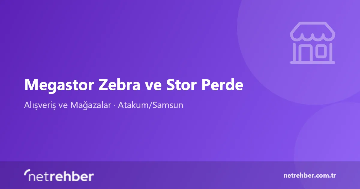 Megastor Zebra ve Stor Perde kapak görseli