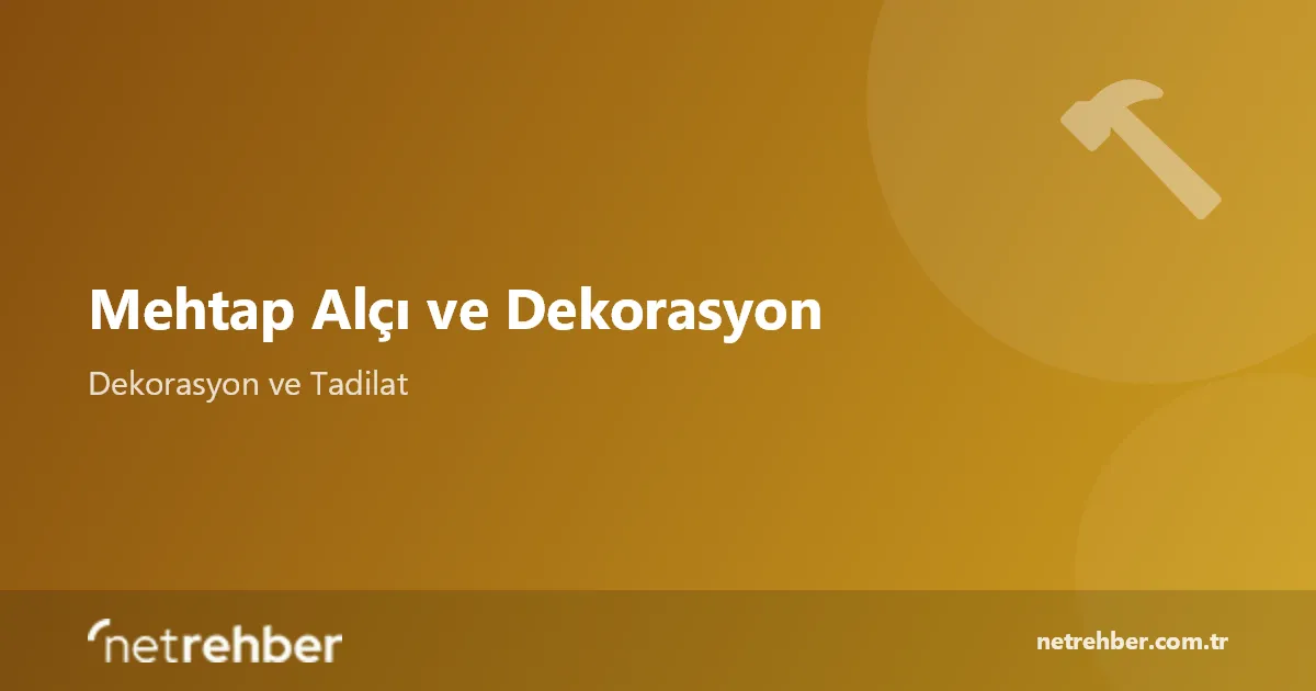 Mehtap Alçı ve Dekorasyon kapak görseli