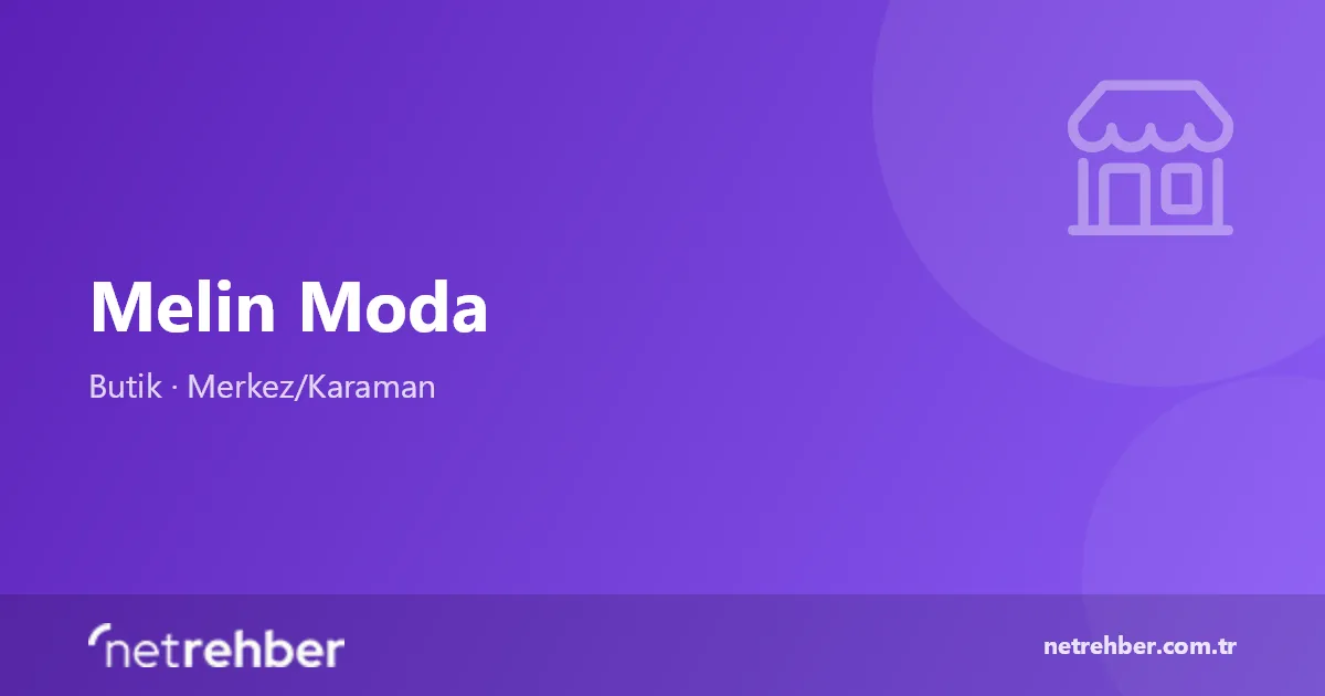 Melin Moda kapak görseli