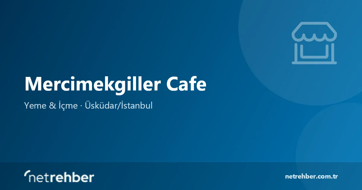 Mercimekgiller Cafe kapak görseli