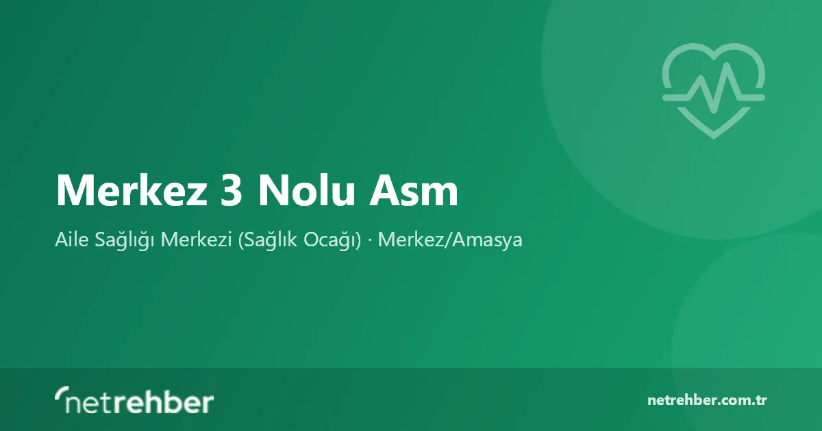 Merkez 3 Nolu Asm kapak görseli