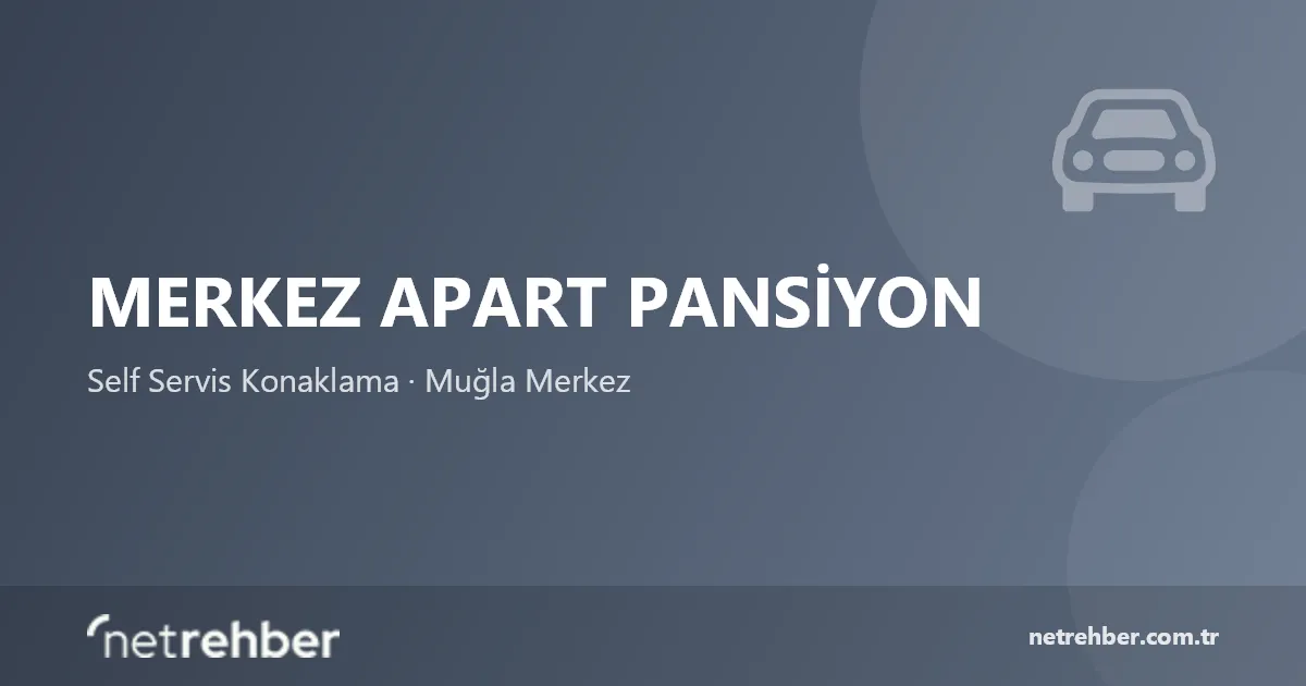 Merkez Apart Pansiyon kapak görseli