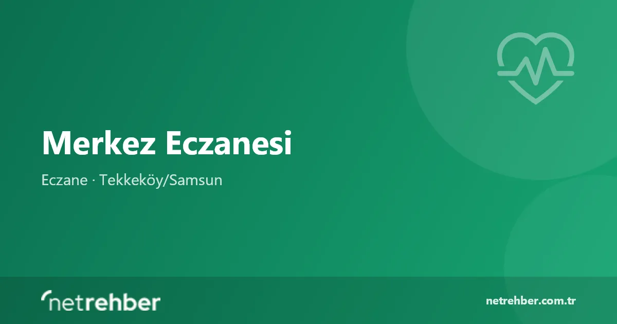 Merkez Eczanesi kapak görseli