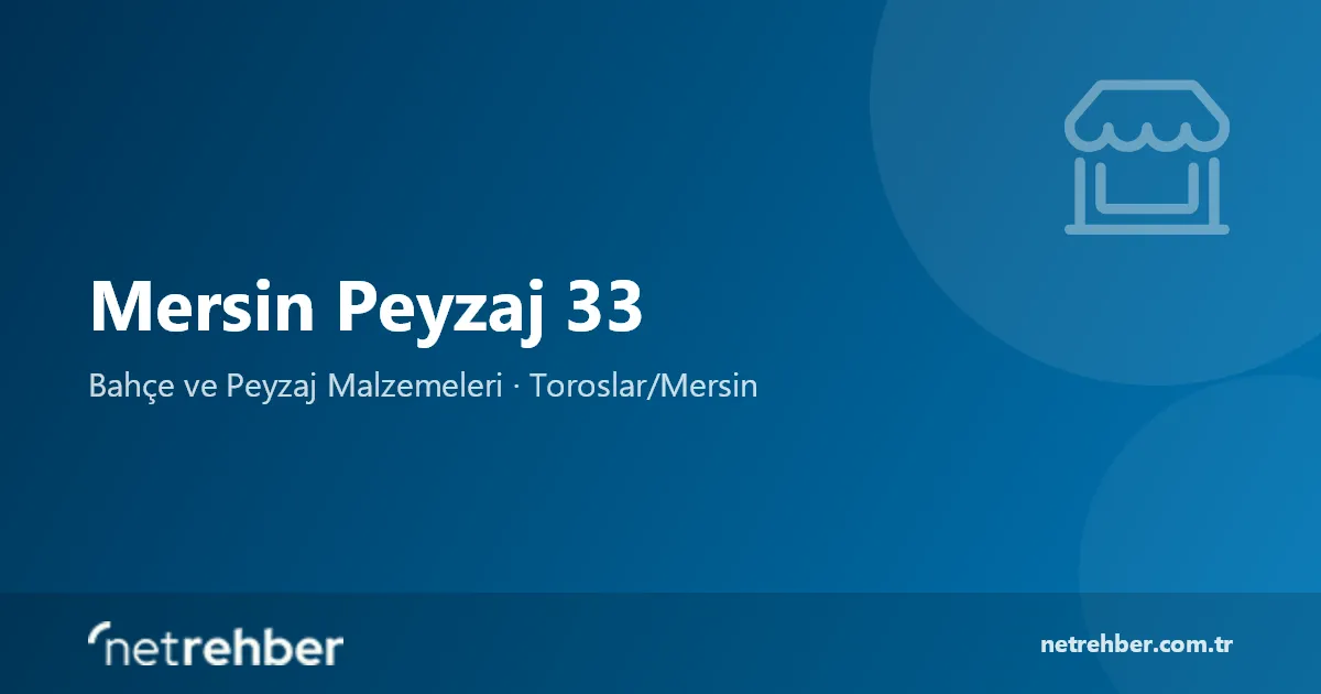 Mersin Peyzaj 33 kapak görseli