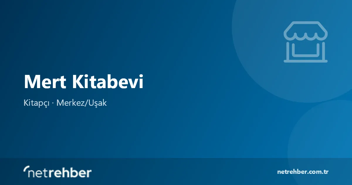 Mert Kitabevi kapak görseli
