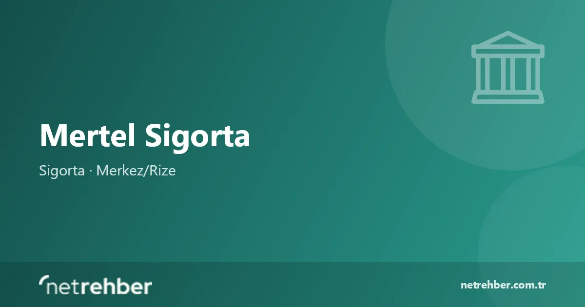 Mertel Sigorta kapak görseli