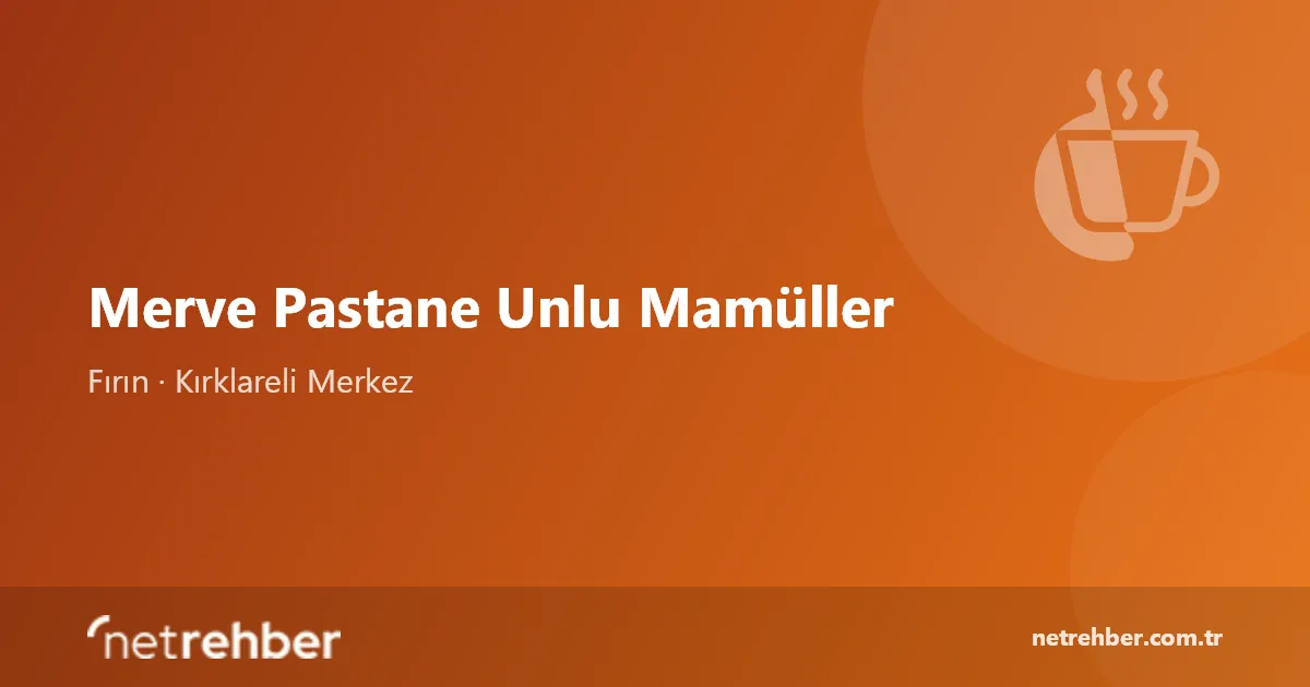 Merve Pastane Unlu Mamüller kapak görseli
