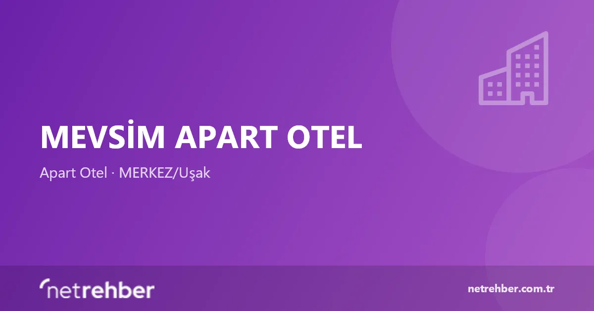 Mevsim Apart Otel kapak görseli