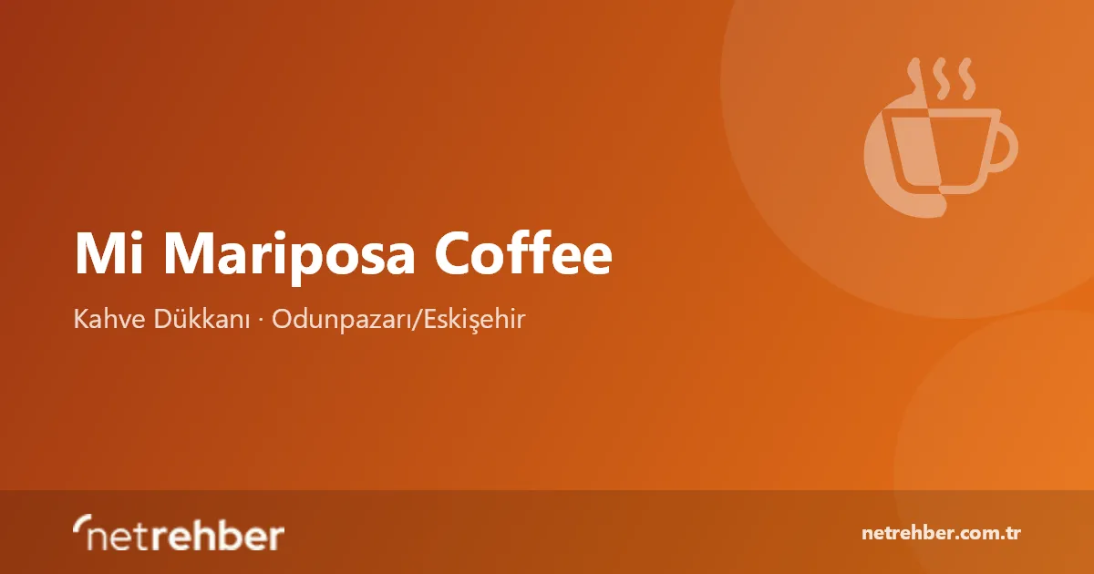 Mi Mariposa Coffee kapak görseli