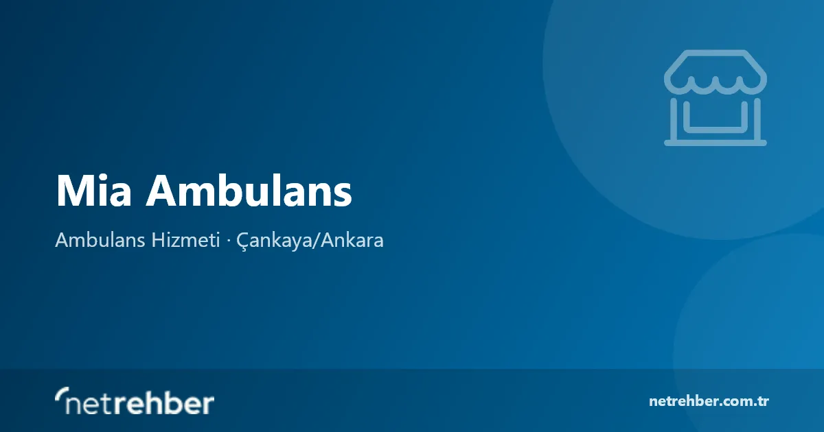 Mia Ambulans kapak görseli