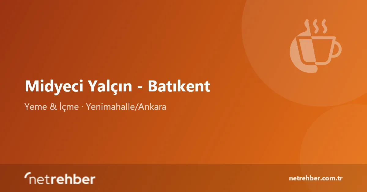 Midyeci Yalçın - Batıkent kapak görseli