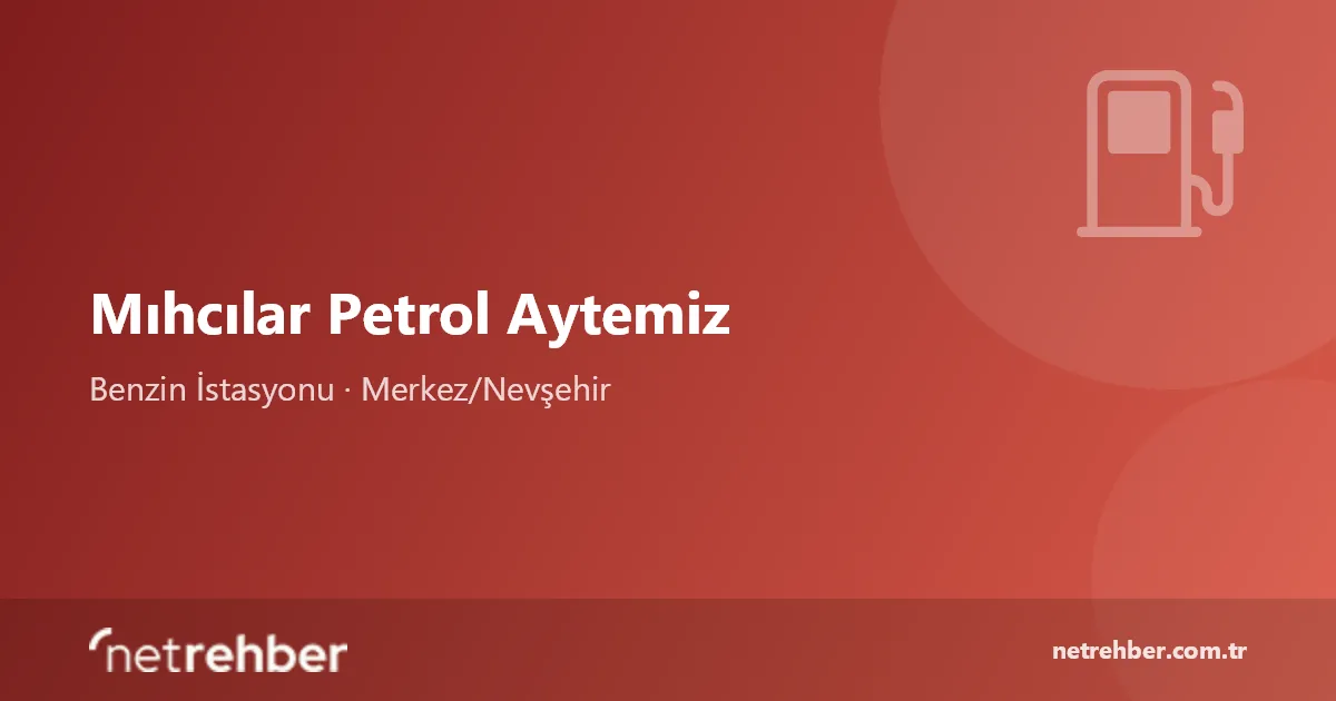 Mıhcılar Petrol Aytemiz kapak görseli