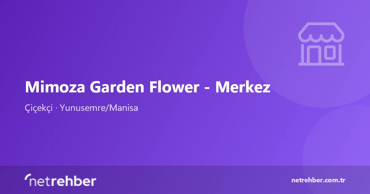 Mimoza Garden Flower - Merkez kapak görseli