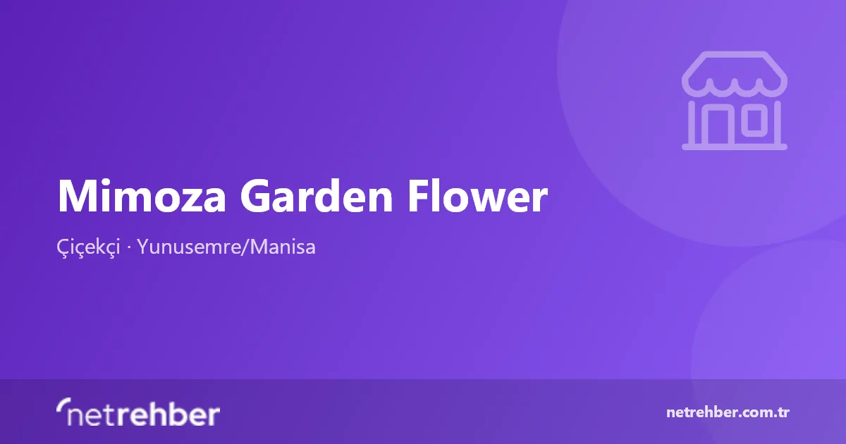 Mimoza Garden Flower kapak görseli