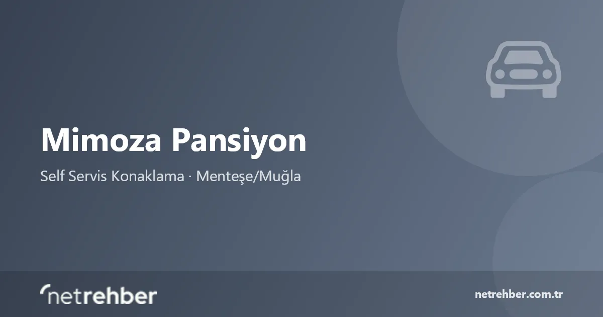 Mimoza Pansiyon kapak görseli
