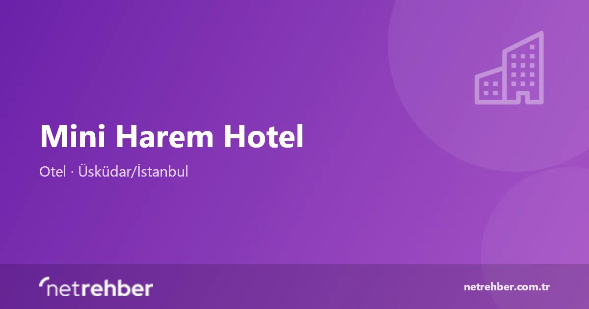 Mini Harem Hotel kapak görseli