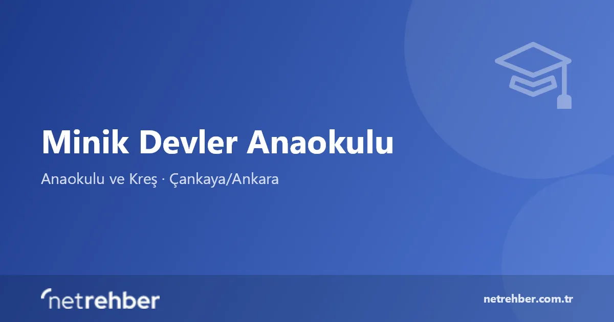 Minik Devler Anaokulu kapak görseli