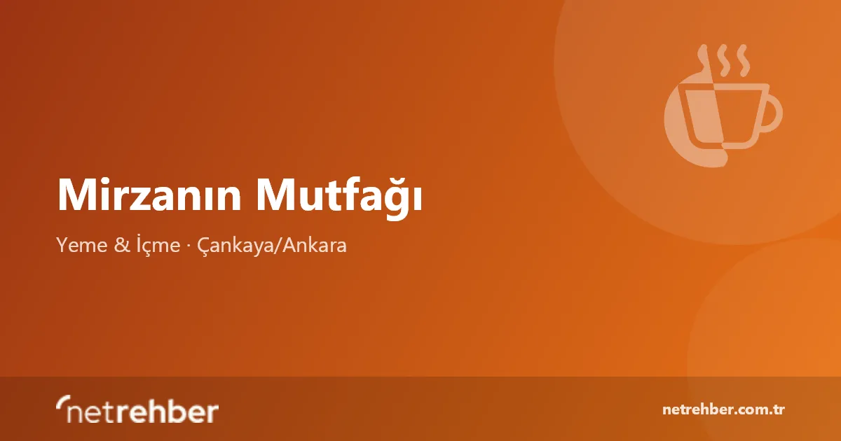 Mirzanın Mutfağı kapak görseli