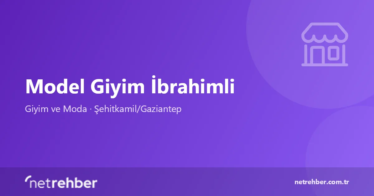 Model Giyim İbrahimli kapak görseli