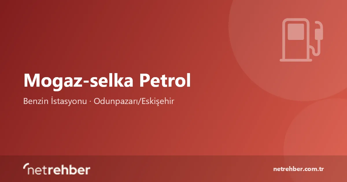 Mogaz-selka Petrol kapak görseli