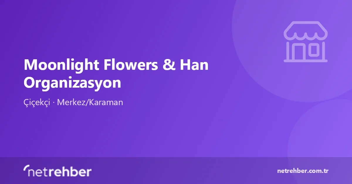 Moonlight Flowers & Han Organizasyon kapak görseli