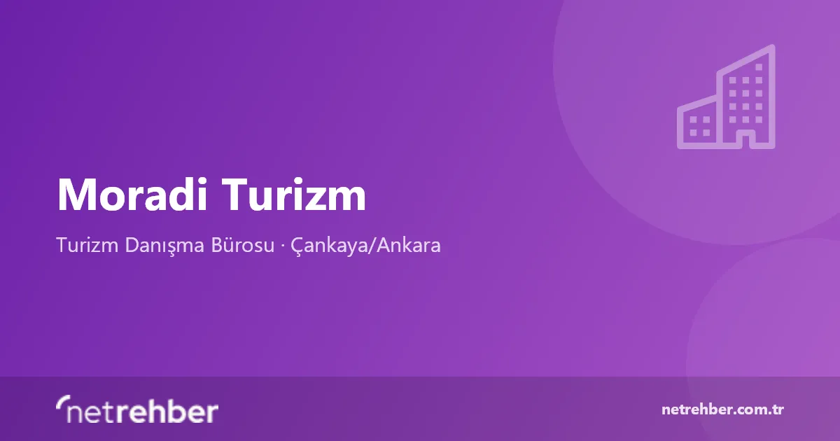 Moradi Turizm kapak görseli