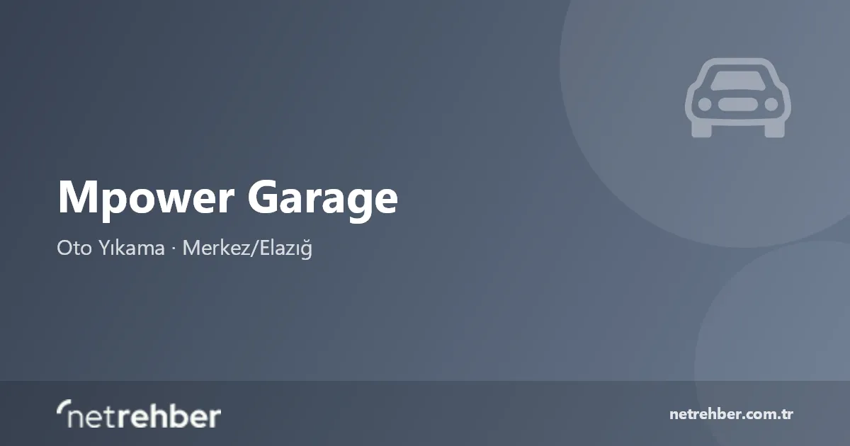 Mpower Garage kapak görseli