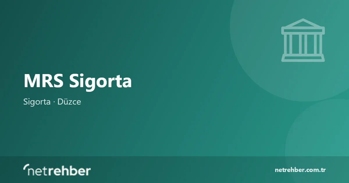 MRS Sigorta kapak görseli