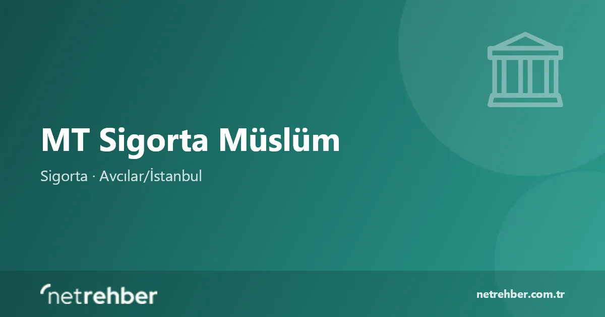 MT Sigorta Müslüm kapak görseli